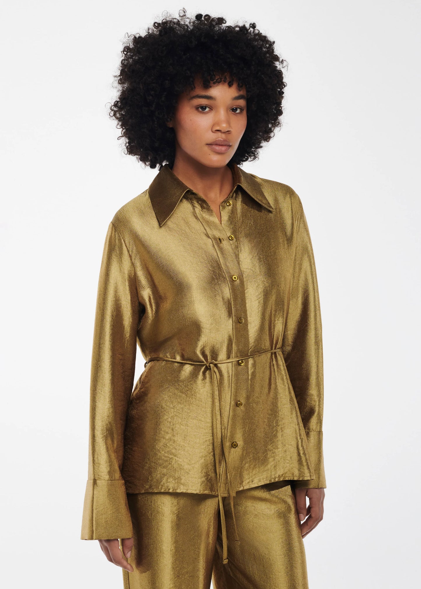 STUDIO AR | Ebonee Shiney Blouse