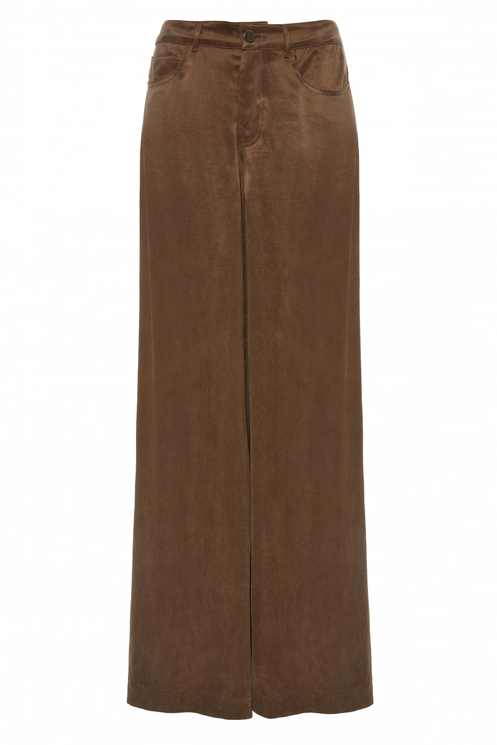 BSB | Suede wide-leg trousers