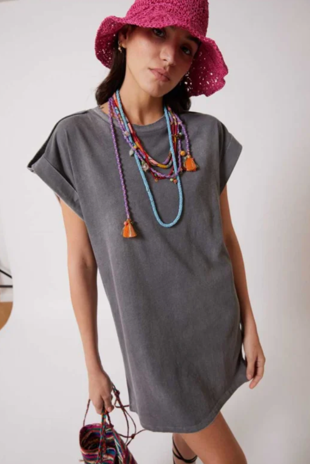 NOT SHY | Short Coton Dress
